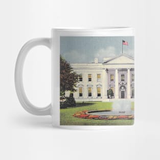 White House postcard, 1950 Mug